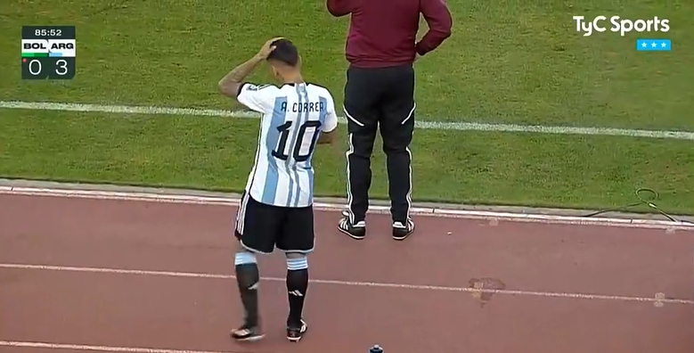 記者：梅西、迪巴拉缺席，科雷亞將穿阿根廷10號球衣