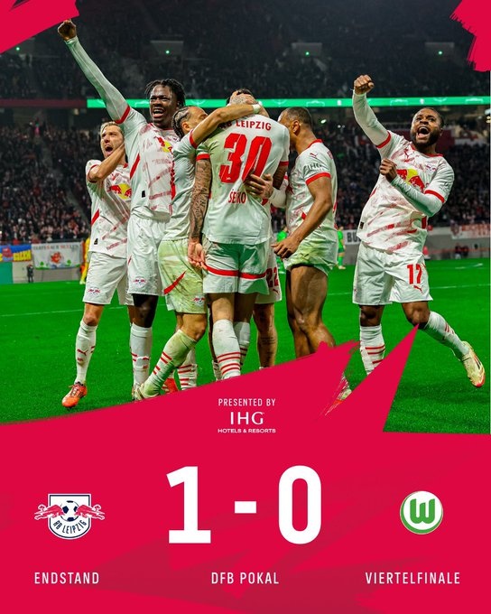 德國杯四強出爐：勒沃庫森、萊比錫、斯圖加特+德丙比勒菲爾德！