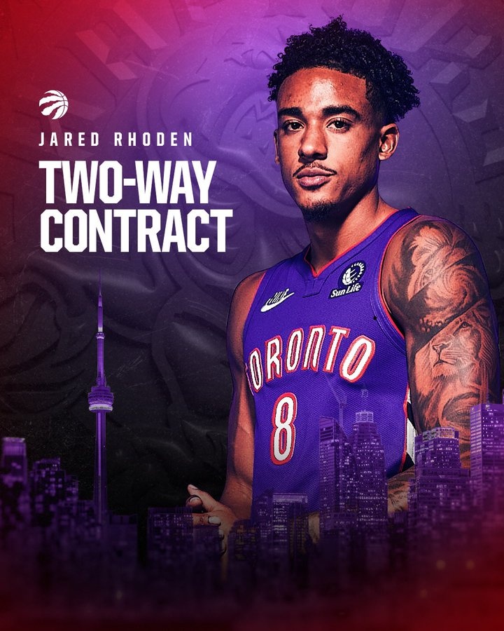 繼續(xù)留用！猛龍官方：球隊已經(jīng)和后衛(wèi)賈里德-羅登簽下雙向合同