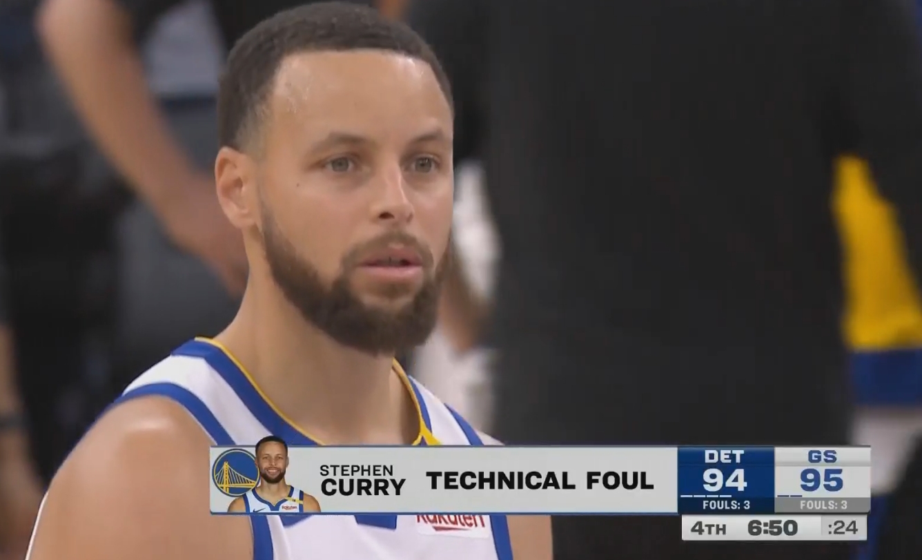 斯圖爾特推庫里 庫里反嘲！兩人各吃一T！