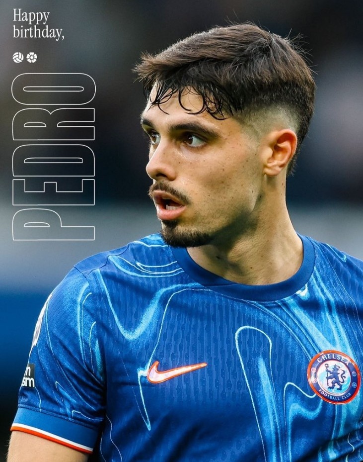 切爾西官方祝內(nèi)托25歲生日快樂(lè)，本賽季為球隊(duì)貢獻(xiàn)5球7助攻