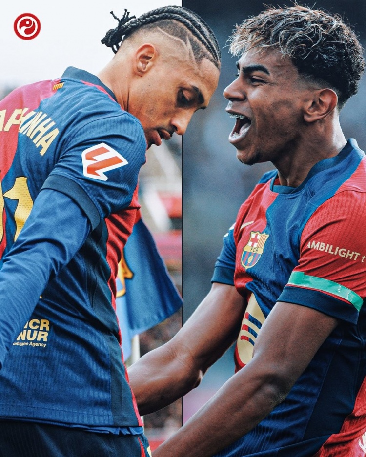 本賽季西甲僅拉菲尼亞&亞馬爾創(chuàng)造重大機(jī)會(huì)超20次，萊萬21球領(lǐng)跑