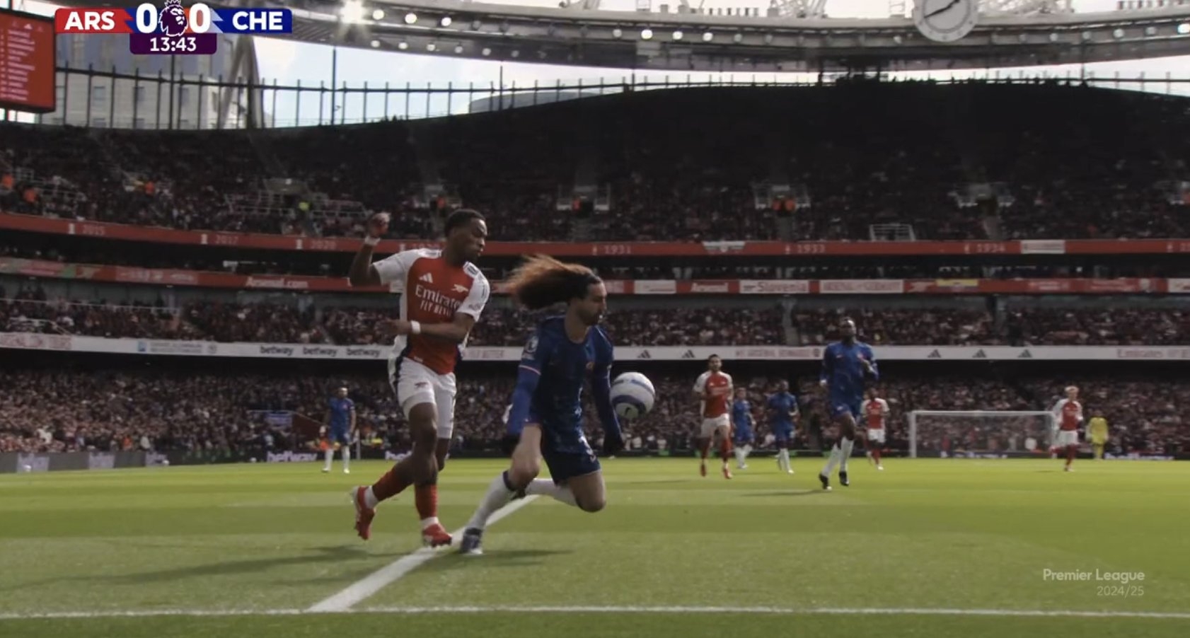 英超官方解釋庫庫手球非點球：手臂處正常位置，沒有故意朝球方向