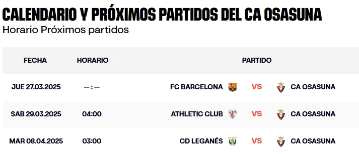 逆天賽程！奧薩蘇納27日、28日連踢兩輪西甲，兩天兩賽僅休一天！