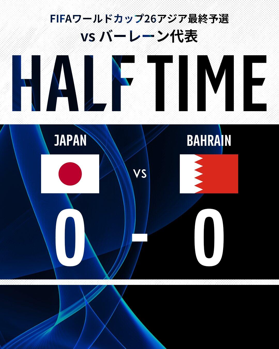 半場(chǎng)-遠(yuǎn)藤航進(jìn)球被吹日本半場(chǎng)僅6射門+0射正 日本暫0-0巴林