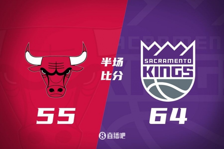 半場(chǎng)戰(zhàn)報(bào)：國(guó)王領(lǐng)先公牛9分 蒙克轟19分 拉文4中0 武器11分9板