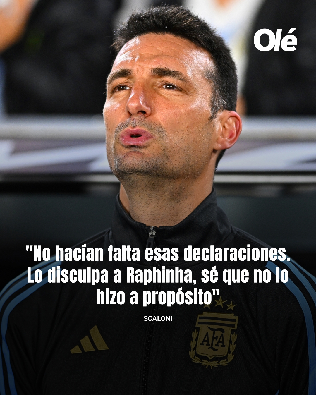 斯卡洛尼回應(yīng)拉菲尼亞言論：我原諒他，他只是在捍衛(wèi)自己的球隊