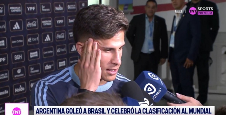 打進處子球，朱利亞諾-西蒙尼：感謝國家隊，身披這身球衣是夢想