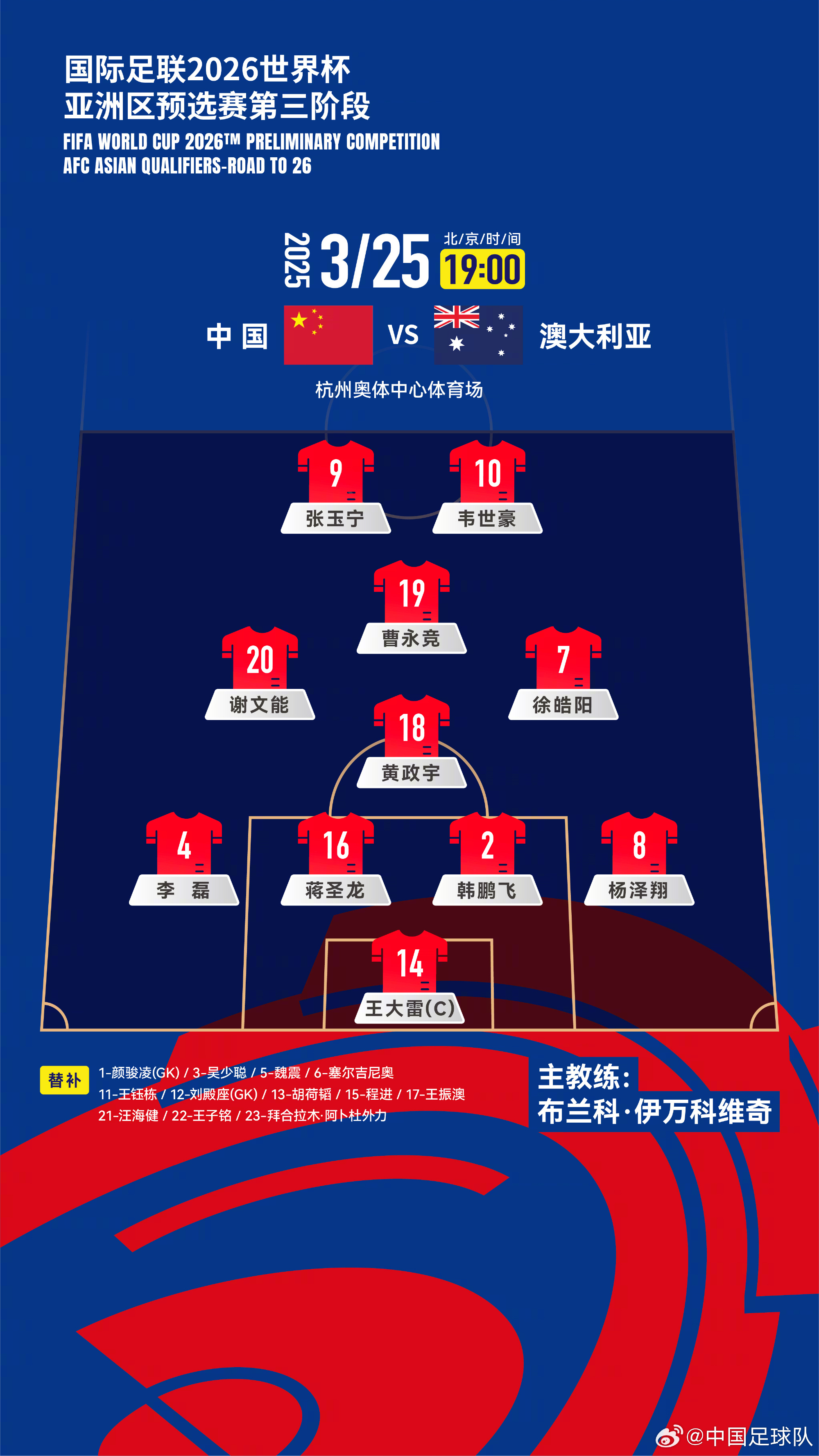 遭伊萬詬??！國足首發(fā)11人聯(lián)賽出場：僅4人鐵主力，楊澤翔0出場