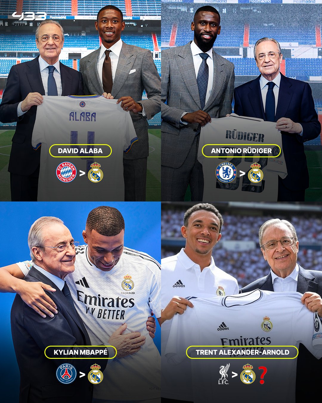 薪水≈轉(zhuǎn)會費(fèi)?姆巴佩簽字費(fèi)1億+合同5年1億 阿諾德合同5年4000萬