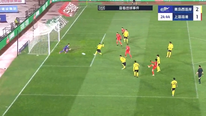 這球漂亮！19歲李新翔晃過張呈棟單挑防線破門，海港生涯處子球！