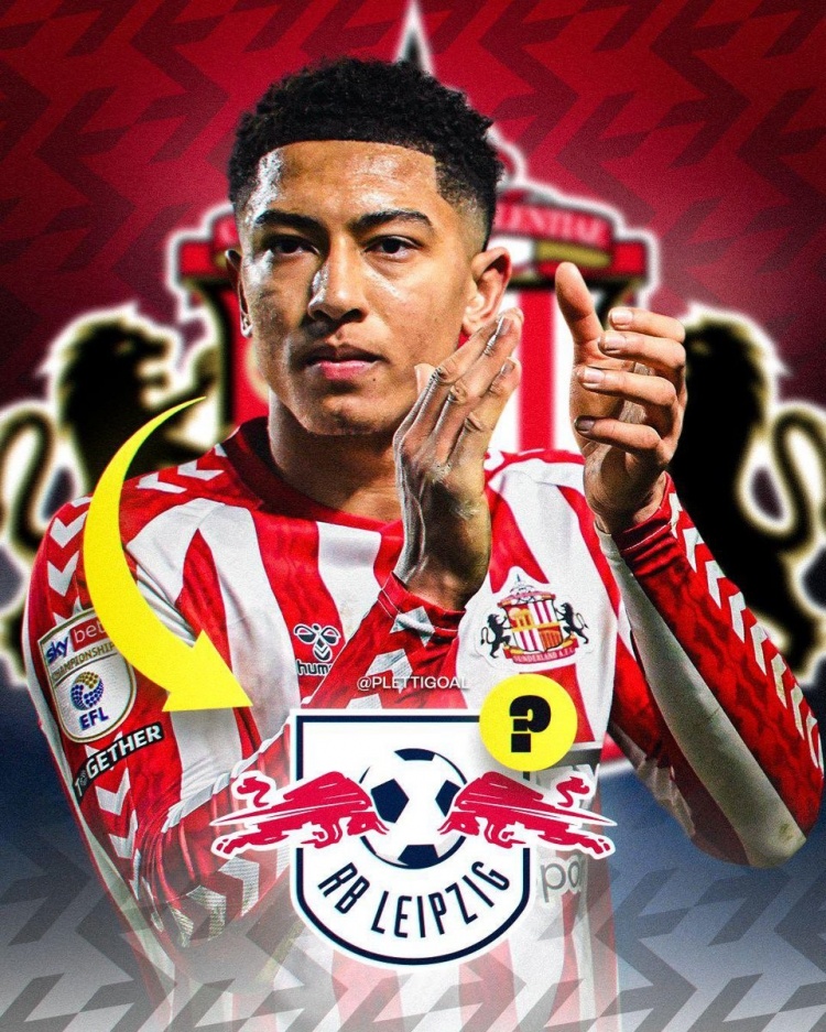 德天空：萊比錫接觸桑德蘭19歲中場喬布-貝林厄姆，但認為太貴了