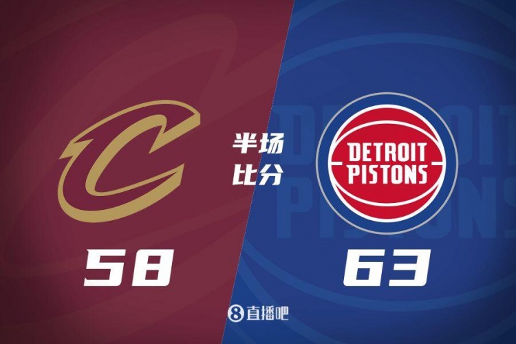 半場(chǎng)戰(zhàn)報(bào)-小哈達(dá)威19分 奧薩爾12+5 米切爾14分 活塞領(lǐng)先騎士5分