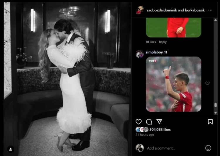 沒完沒了？索博曬結(jié)婚照，評(píng)論區(qū)還有很多球迷在刷居勒爾圖片