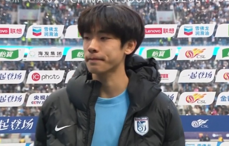 朱鵬宇：獲得中超首個3分非常開心 是大連球迷不離不棄成就了我們