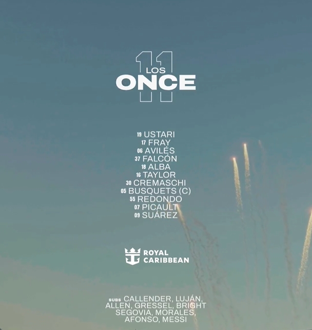 邁阿密vs費城聯(lián)合首發(fā)：梅西替補，蘇亞雷斯、布斯克茨先發(fā)