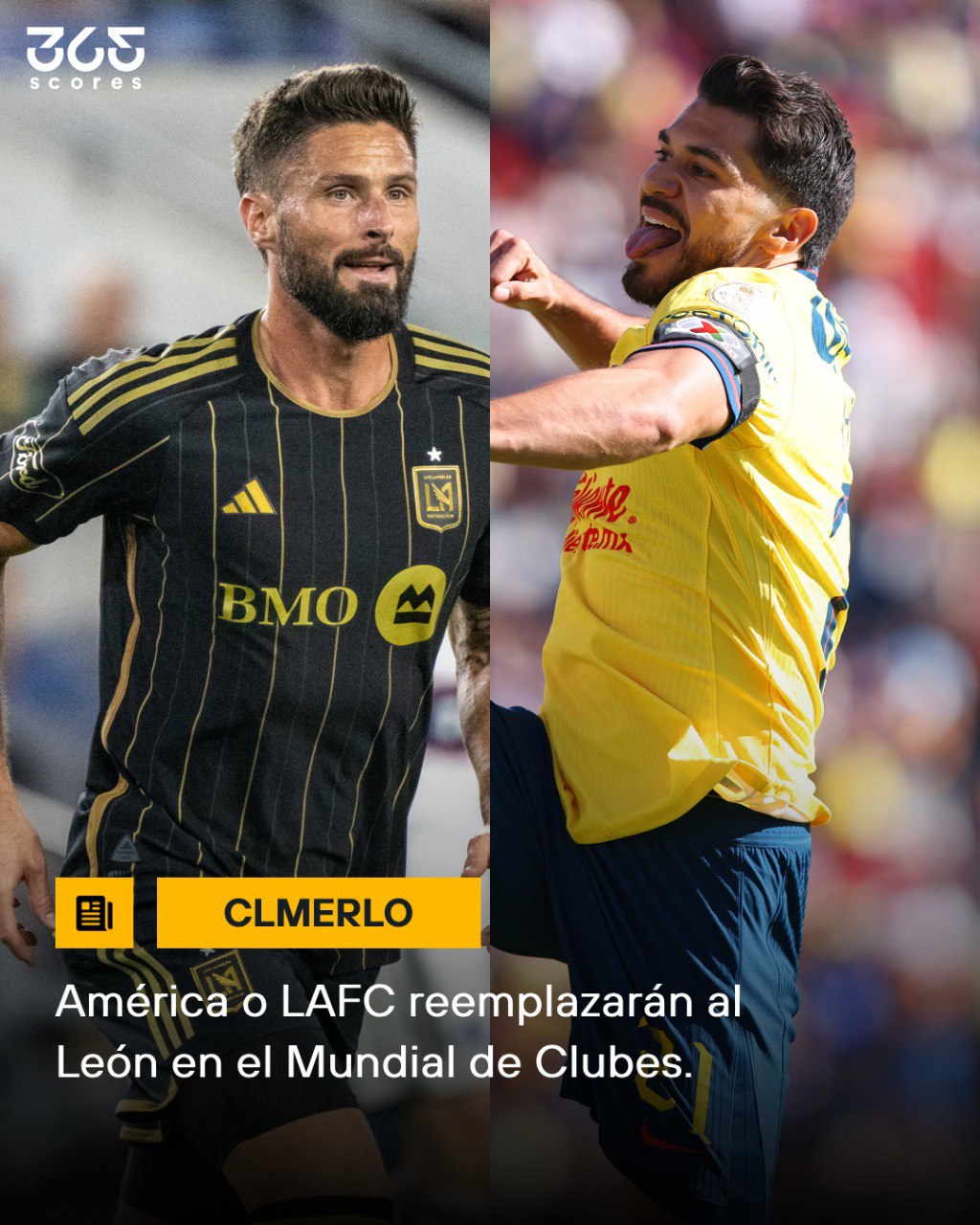 吉魯戰(zhàn)舊主？記者：洛杉磯FC將對(duì)陣墨西哥美洲，爭(zhēng)奪世俱杯資格