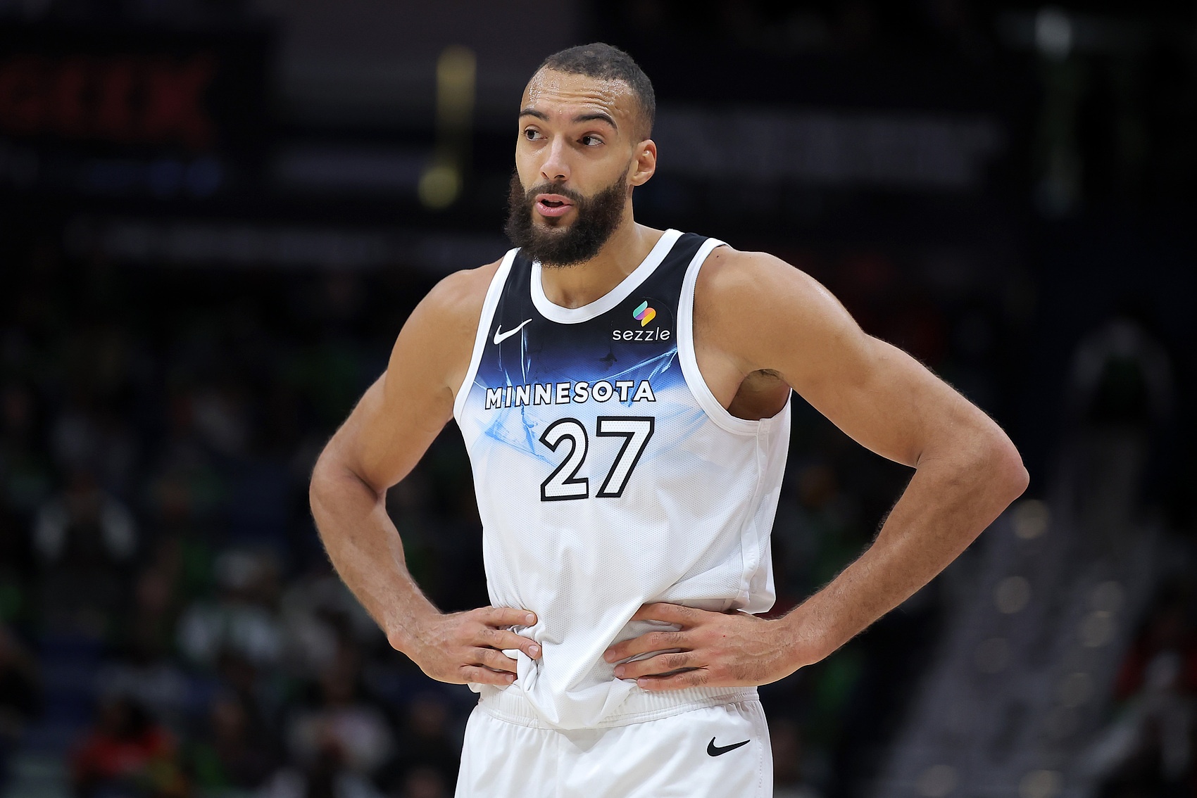 9中8砍17分13板！蘭德爾：當(dāng)戈貝爾打出這樣表現(xiàn) 我們很難被擊敗