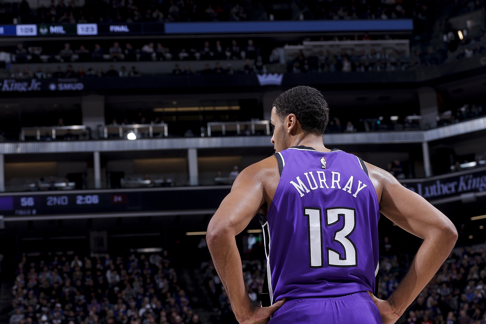 手涼！基根-穆雷半場7投僅1中拿到3分 三分5中1