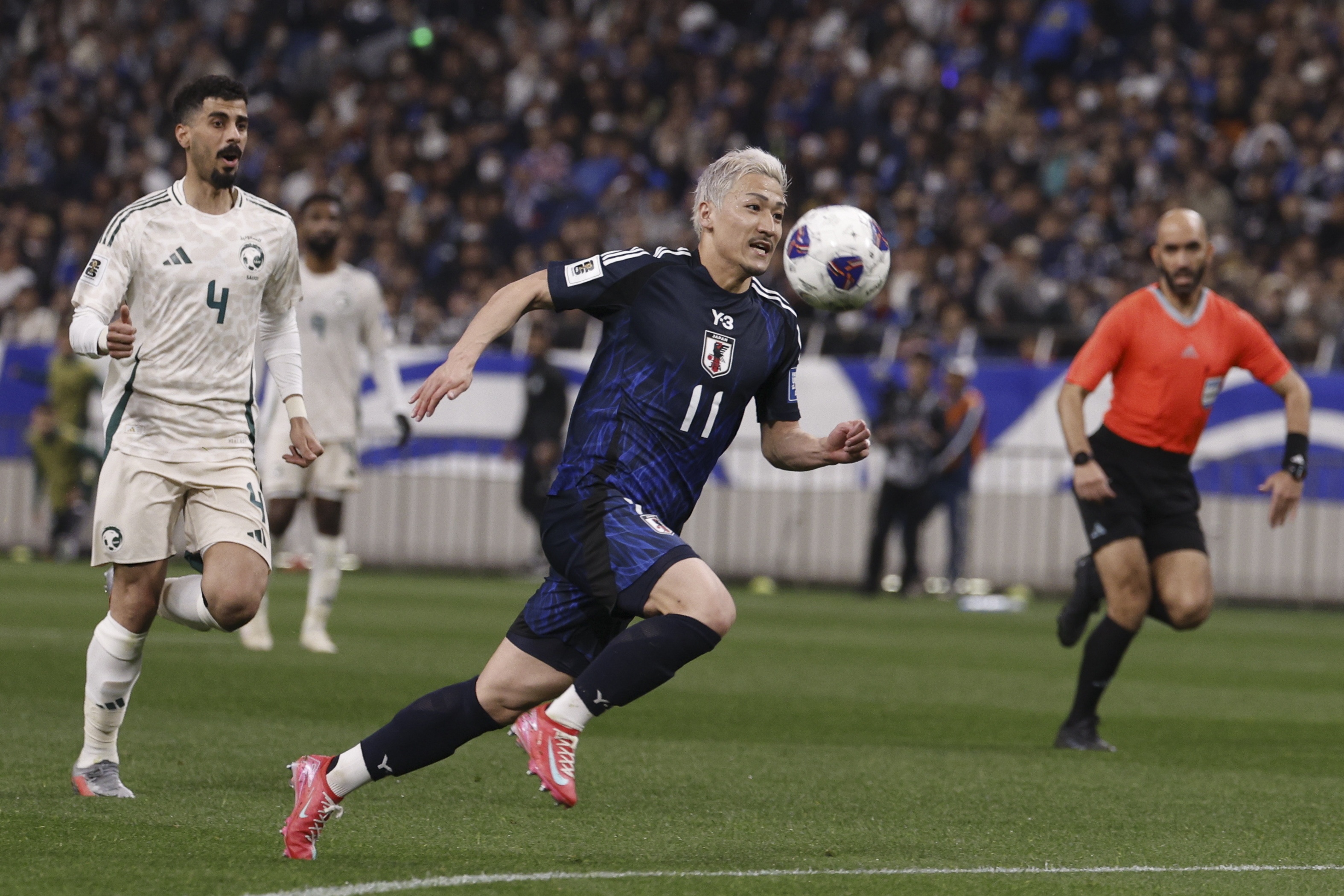 前田大然：上半場的機(jī)會要是自己都把握住，就能大比分領(lǐng)先沙特了