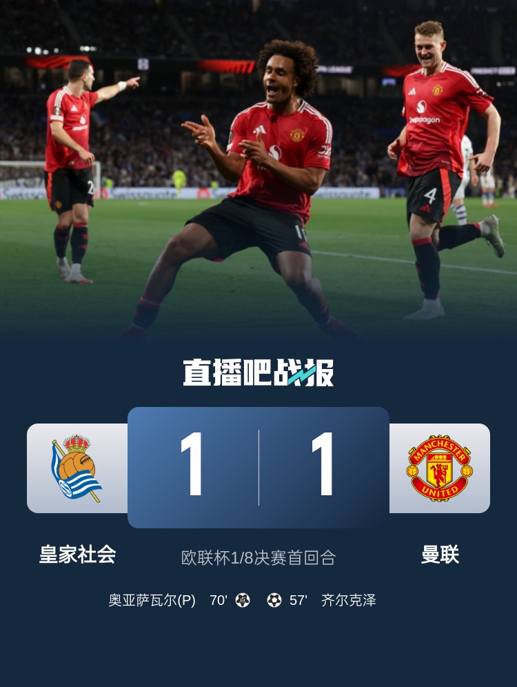 能否拿下歐聯(lián)杯？曼聯(lián)本賽季歐聯(lián)杯繼續(xù)不敗，9場(chǎng)5勝4平